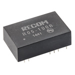 R05-100B | Recom Through Hole 5W DC-DC Converter, 4.5 → 6 V dc Input, 40 → 120V dc Output
