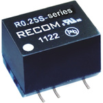 R0.25S-0505 | Recom Surface Mount 0.25W DC-DC Converter, 4.5 → 5.5 V dc Input, 5V dc Output