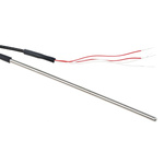 RS PRO PT100 RTD Sensor, 3mm Dia, 125mm Long, 4 Wire, Probe, Class B +250°C Max