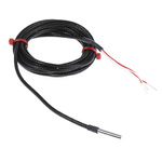 RS PRO PT100 RTD Sensor, 4mm Dia, 25mm Long, 4 Wire, Probe, Class B +250°C Max
