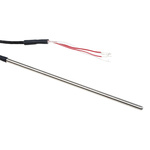 RS PRO PT100 RTD Sensor, 4mm Dia, 150mm Long, 4 Wire, Probe, Class B +250°C Max