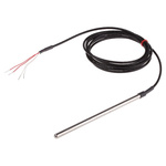 RS PRO PT100 RTD Sensor, 6mm Dia, 150mm Long, 4 Wire, Probe, Class B +250°C Max