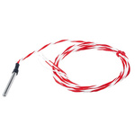 RS PRO PT100 RTD Sensor, 4mm Dia, 40mm Long, 4 Wire, Probe, Class B +200°C Max