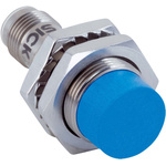 Sick Inductive Barrel-Style Proximity Sensor, M18 x 1, 12 mm Detection, PNP Output, 10 → 30 V dc, IP68, IP69K