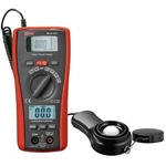 RS PRO Solar Power Meter & Digital Multimeter DT-1307