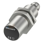 BALLUFF Inductive Barrel-Style Motion Sensor, M18 x 1, 8 mm Detection, PNP Normally Closed Output, 10 → 30 V,