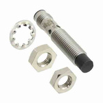 Omron Inductive Barrel-Style Proximity Sensor, M8 x 1, 2 mm Detection, PNP Normally Open Output, 10 → 30 V dc,
