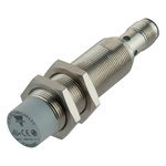 Carlo Gavazzi Inductive Barrel-Style Proximity Sensor, M18 x 1, 14 mm Detection, PNP Output, 36 V, IP67