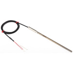 RS PRO PT100 RTD Sensor, 6mm Dia, 150mm Long, 4 Wire, Probe, Class B +500°C Max