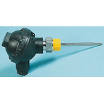 RS PRO PT100 RTD Sensor, 6mm Dia, 500mm Long, 3 Wire, G1/2, Class A +250°C Max