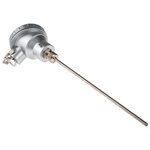RS PRO PT100 RTD Sensor, 6mm Dia, 250mm Long, 4 Wire, G1/2, Class B +450°C Max