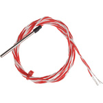 RS PRO PT100 RTD Sensor, 3mm Dia, 50mm Long, 4 Wire, Probe, Class B +200°C Max