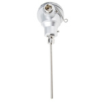 RS PRO PT100 RTD Sensor, 6mm Dia, 150mm Long, 3 Wire, G1/2, Class B +450°C Max