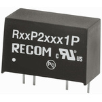 R12P215D/P | Recom Through Hole 2W DC-DC Converter, 10.8 → 13.2 V dc Input, ±15V dc Output