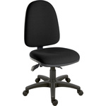 RS PRO Fabric Lab Chair 120kg Weight Capacity Black