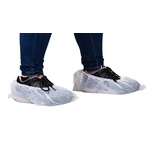 O0122 | Reldeen White Disposable Shoe Cover, One Size, For Use In Food, Industrial