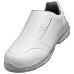 6581844 | Uvex Uvex white Unisex White  Toe Capped Safety Shoes, EU 44, UK 10