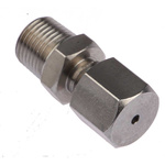 RS PRO Thermocouple Compression Fitting for Use with Thermocouple, 1/8 BSPT, 1.5mm Probe, RoHS Compliant Standard