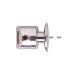 ifm electronic PT1000 RTD Sensor, 6mm Dia, 150mm Long, 4 Wire, 2 in Tri-Clamp (ISO 2852), +150°C Max