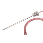 Electrotherm PT100 RTD Sensor, 6mm Dia, 200mm Long, NPT 1/2, F0.3 +200°C Max