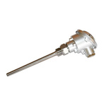Electrotherm PT100 RTD Sensor, 9mm Dia, 150mm Long, 3 Wire, G1/2, 3 DIN EN 60751 °C, F0 °C +200°C Max