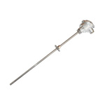 Electrotherm PT100 RTD Sensor, 6mm Dia, 400mm Long, 3 Wire, Probe, 3 DIN EN 60751 °C, F0 °C +50°C Max