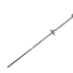Electrotherm PT100 RTD Sensor, 8mm Dia, 400mm Long, 3 Wire, Probe, 3 DIN EN 60751 °C, F0 °C +400°C Max