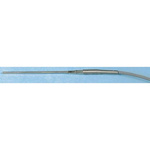 Pyro Controle PT100 RTD Sensor, 6mm Dia, 200mm Long, 3 Wire, Probe, Class A +450°C Max