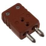 RS PRO High Temperature Thermocouple Connector for Use with Type K Thermocouple, Standard Size, IEC Standard