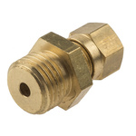 RS PRO Thermocouple Compression Fitting for Use with Thermocouple, 1/4 BSPP, 3mm Probe, RoHS Compliant Standard