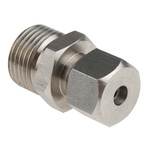 RS PRO Thermocouple Compression Fitting for Use with Thermocouple, 1/2 BSPP, 6mm Probe, RoHS Compliant Standard