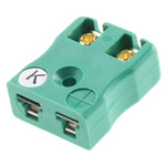 RS PRO PCB Mounting Thermocouple Connector for Use with Type K Thermocouple, Miniature Size, IEC Standard