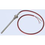 Electrotherm PT100 RTD Sensor, 6mm Dia, 100mm Long, G1/4, F0.3 +200°C Max