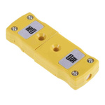 RS PRO In-Line Thermocouple Connector for Use with Type K Thermocouple, Miniature Size, BS Standard