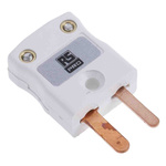 RS PRO In-Line Thermocouple Connector for Use with Type CU Thermocouple, Miniature Size, IEC Standard