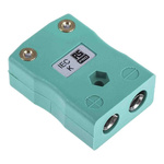 RS PRO In-Line Thermocouple Connector for Use with Type K Thermocouple, Standard Size, IEC Standard