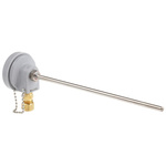 Correge PT100 RTD Sensor, 6mm Dia, 200mm Long, 3 Wire, Probe, Class A +450°C Max