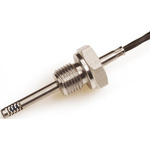 Electrotherm PT100 RTD Sensor, 4.5mm Dia, 100mm Long, G1/4, F0.3 +200°C Max