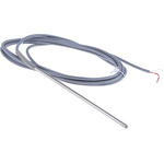 Correge PT100 RTD Sensor, 6mm Dia, 200mm Long, 3 Wire, Probe, Class A +200°C Max