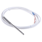 Jumo PT100 RTD Sensor, 6mm Dia, 100mm Long, 3 Wire, Probe, Class B +180°C Max