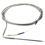 Jumo PT100 RTD Sensor, 5mm Dia, 150mm Long, 2 x 3 Wire, Probe, Class B +260°C Max