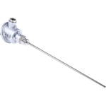 Jumo PT100 Temperature Sensor, 6mm Dia, 300mm Long, +200°C Max