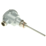 Jumo PT100 Temperature Sensor, 6mm Dia, 100mm Long, +400°C Max