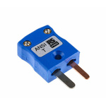 RS PRO In-Line Thermocouple Connector for Use with Type T Thermocouple, Miniature Size, ANSI Standard