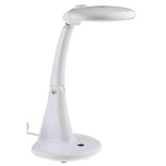 RS PRO LED Magnifying Lamp with Integral Base, 3dioptre, 100mm Lens Dia., 100mm Lens