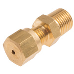 RS PRO In-Line Thermocouple Compression Fitting for Use with Thermocouple, 1/8 NPT, 1.5mm Probe, RoHS Compliant Standard