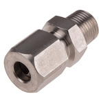 RS PRO In-Line Thermocouple Compression Fitting for Use with Thermocouple, 1/8 BSPT, 6mm Probe, RoHS Compliant Standard