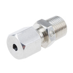 RS PRO In-Line Thermocouple Compression Fitting for Use with Thermocouple, 1/8 NPT, 3mm Probe, RoHS Compliant Standard