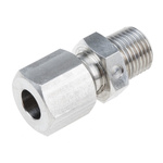 RS PRO In-Line Thermocouple Compression Fitting for Use with Thermocouple, 1/8 NPT, 1/4in Probe, RoHS Compliant Standard