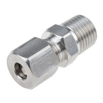 RS PRO In-Line Thermocouple Compression Fitting for Use with Thermocouple, 1/4 NPT, 1/4in Probe, RoHS Compliant Standard